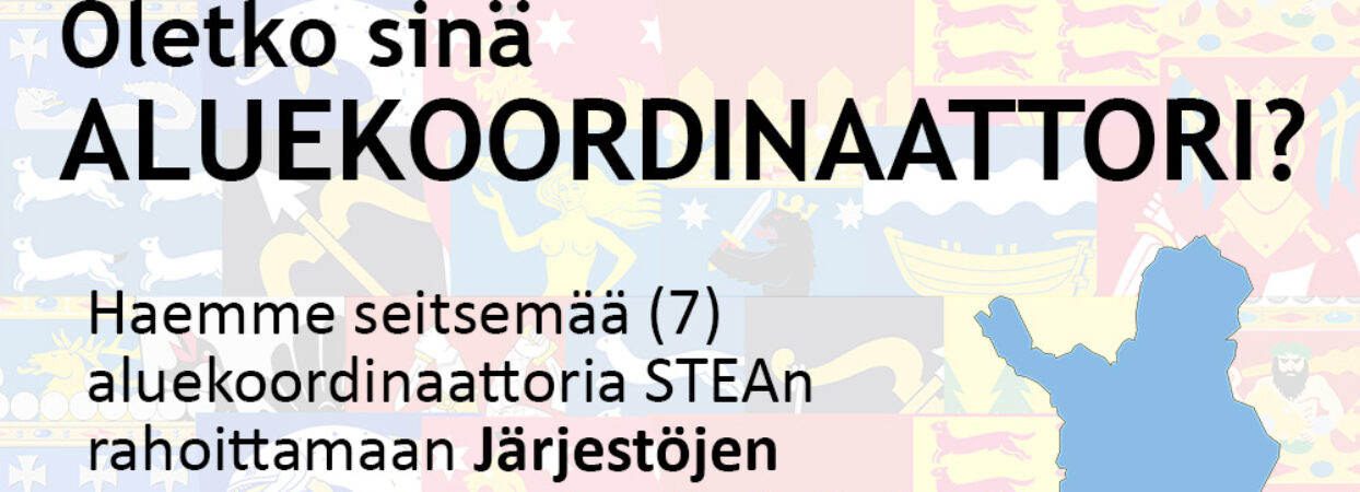 Järjestöjen muutostukeen haetaan aluekoordinaattoreita
