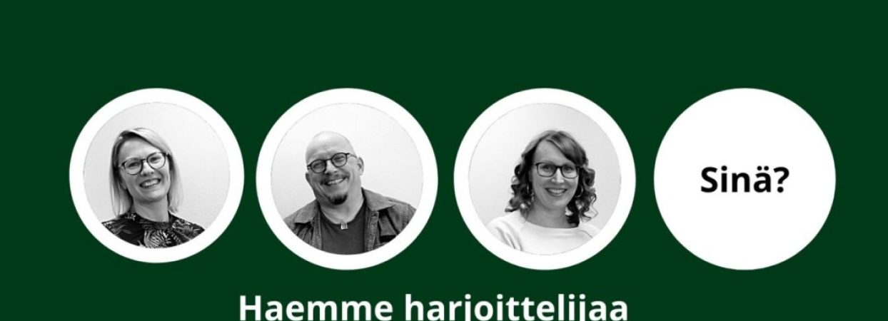 Hae järjestötyön harjoittelijaksi KYT-järjestöpalveluihin syksyksi 2021