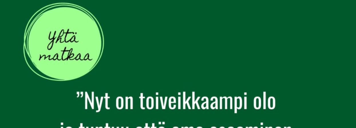 #yhtämatkaa-somekampanja nostaa järjestöjen työllisyystyön esiin
