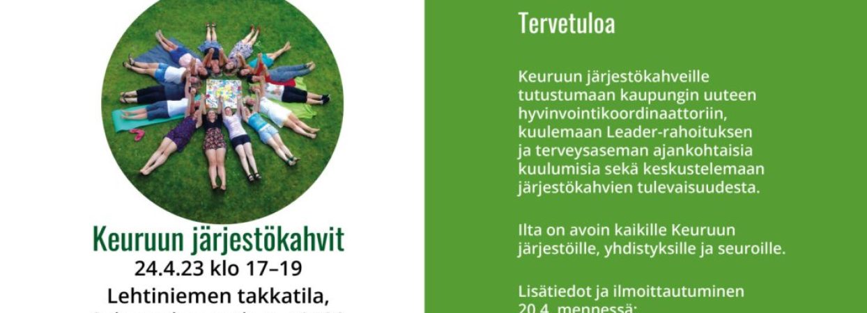 Keuruun järjestökahvit 24.4.23