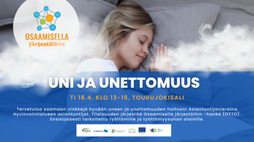 Uni ja unettomuus ti 18.4.23 klo 13-15