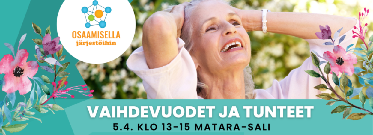 Vaihdevuodet ja tunteet ke 5.4.23 klo 13-15