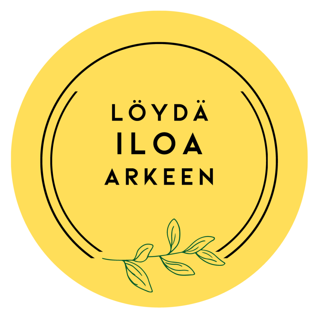Löydä Iloa Arkeen -hankkeen logo.