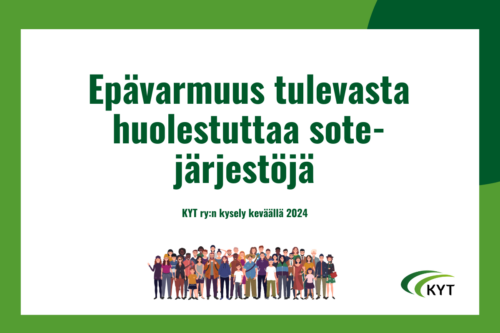 Epävarmuus tulevasta huolestuttaa keskisuomalaisia sote-järjestöjä
