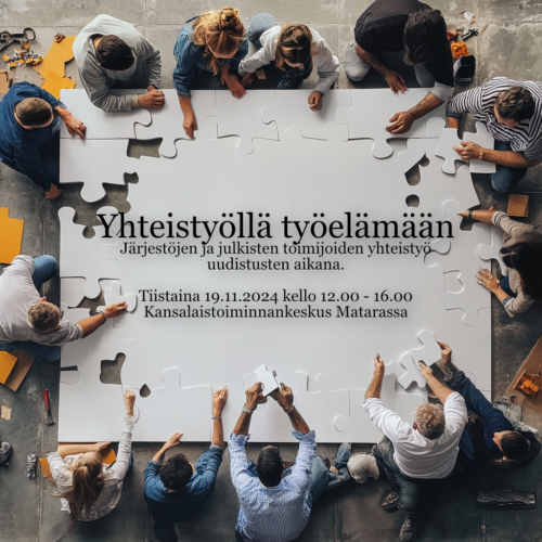 Yhteistyöllä työelämään -tapahtuma 19.11.2024