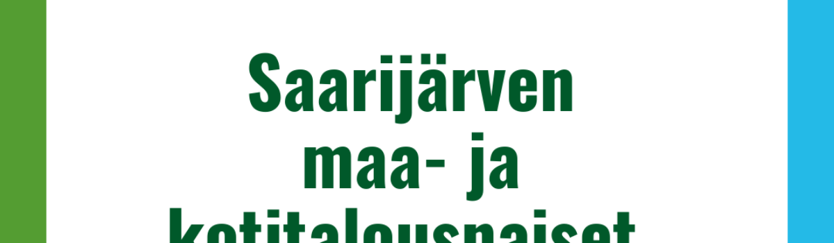 Saarijärven maa- ja kotitalousnaiset