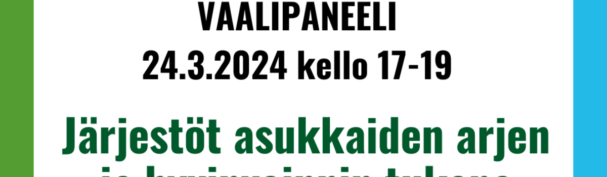 Järjestöt asukkaiden arjen ja hyvinvoinnin tukena Jyväskylässä ja hyvinvointialueella.