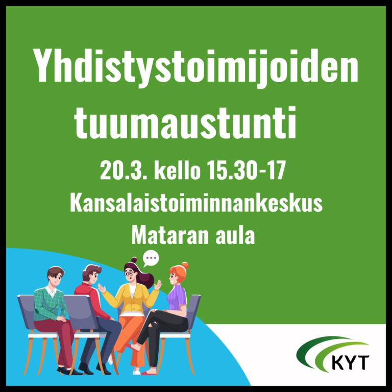 Yhdistystoimijoiden tuumaustunti 20.3.