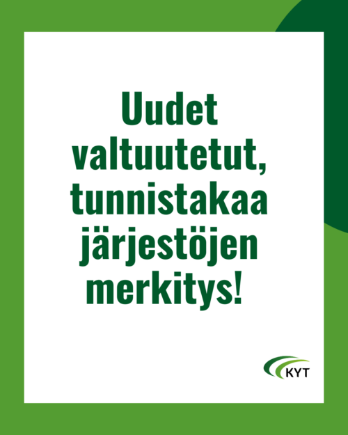 Onneksi olkoon uudet hyvinvointialueen ja kuntien luottamushenkilöt!