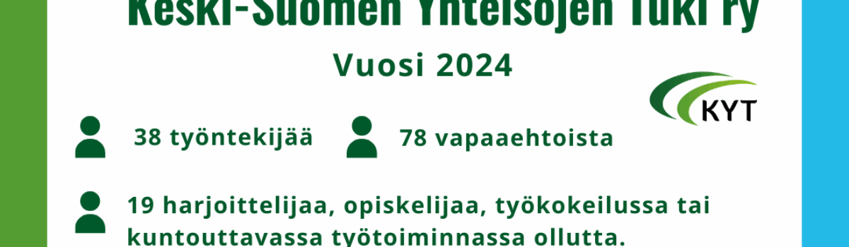 KYTissä luodaan yhteistä hyvää – vuoden 2024 vuosikertomus julkaistu!