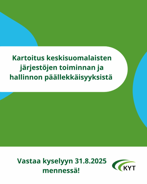 Kartoitus keskisuomalaisten järjestöjen toiminnan ja hallinnon päällekkäisyyksistä