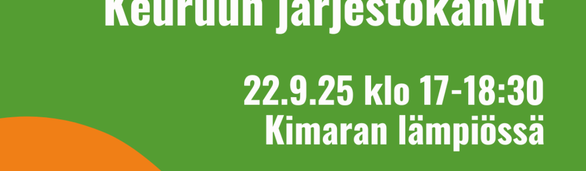 Keuruun järjestökahvit 22.9.25
