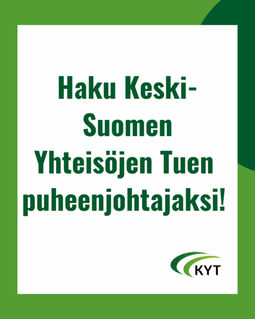 Etsimme uutta puheenjohtajaa KYTiin