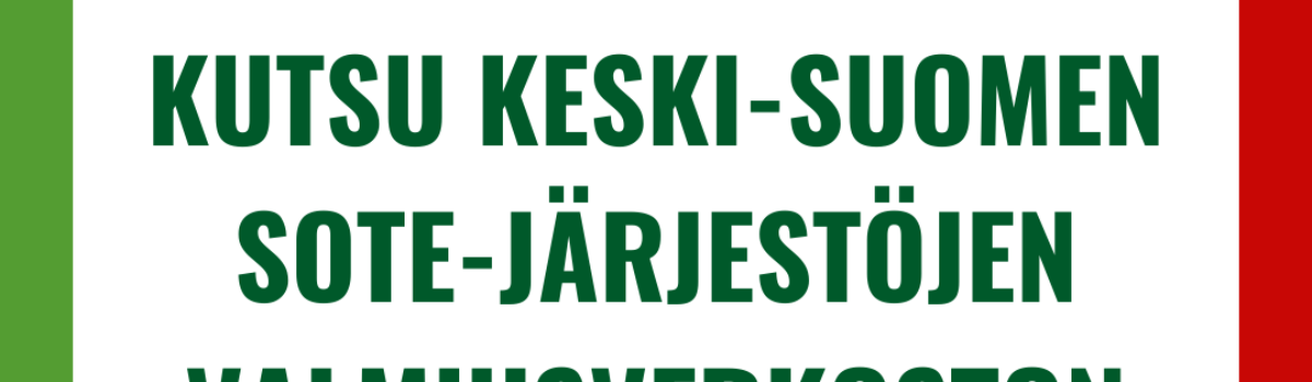 Keski-Suomen sote-järjestöjen valmiusverkosto