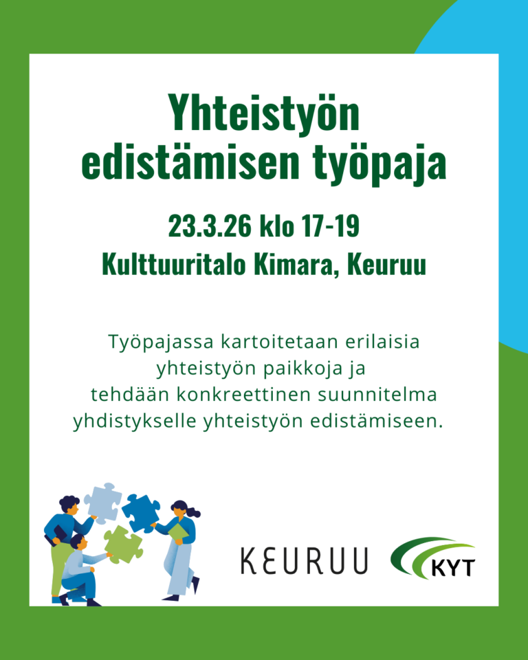 Yhteistyön edistämisen työpaja 23.3.26 mainos