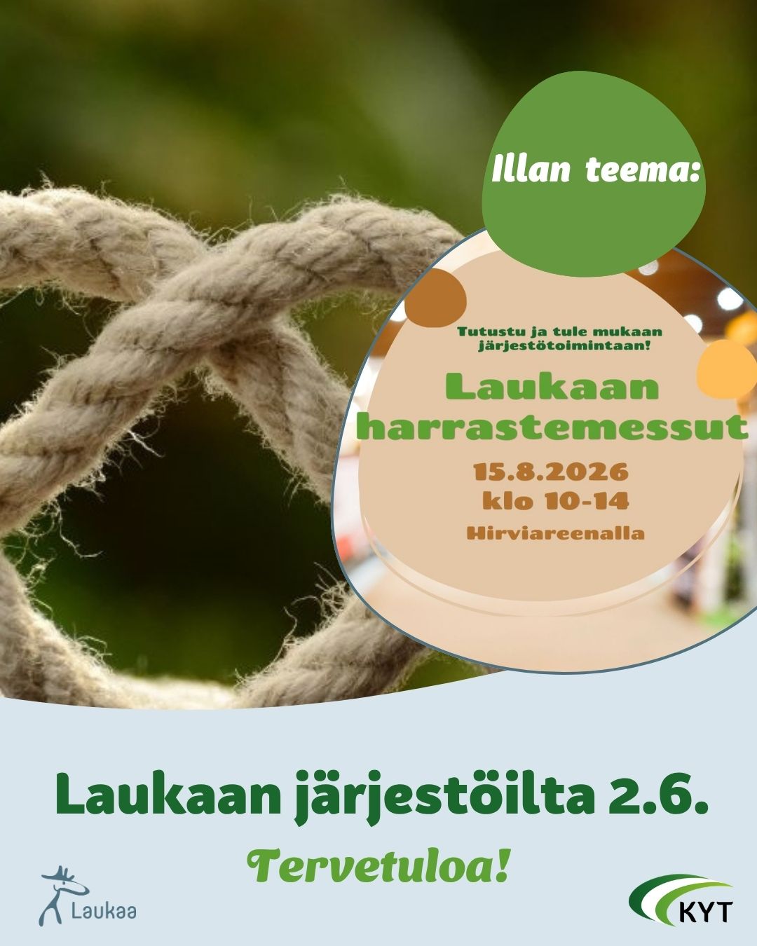 Laukaan järjestöilta 2.6.26 mainoskuva