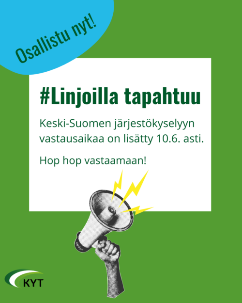 Järjestökyselyn vastausaikaa on jatkettu!