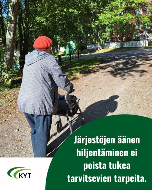 Järjestöjen äänen hiljentäminen ei poista tukea tarvitsevien tarpeita