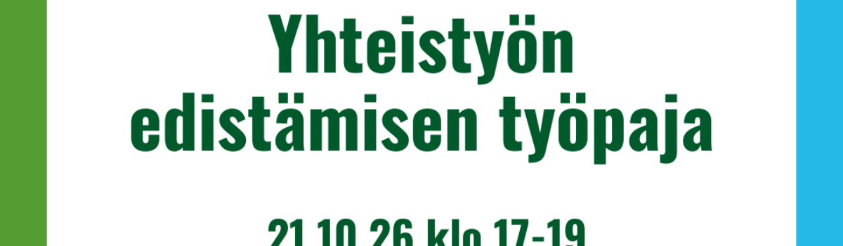 Yhteistyön edistämisen työpaja 21.10.26