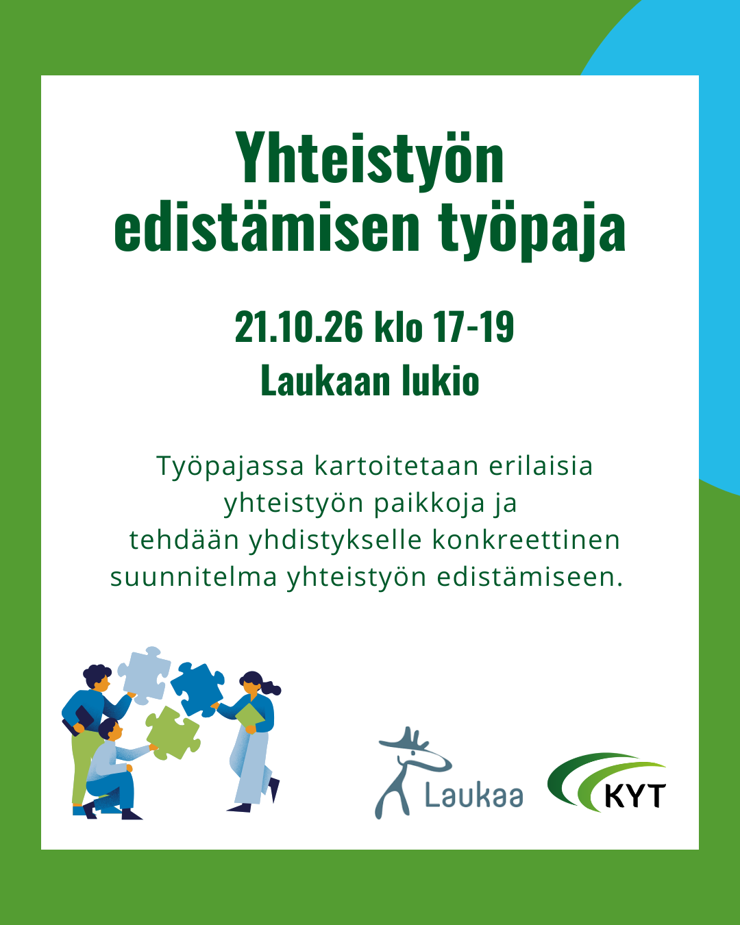 Yhteistyön edistämisen työpaja 21.10.26 mainoskuva