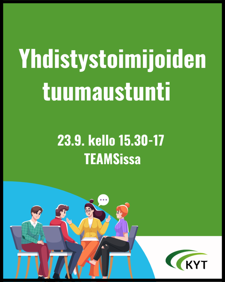 Yhdistystoimijoiden tuumaustunti 23.9.26 mainoskuva